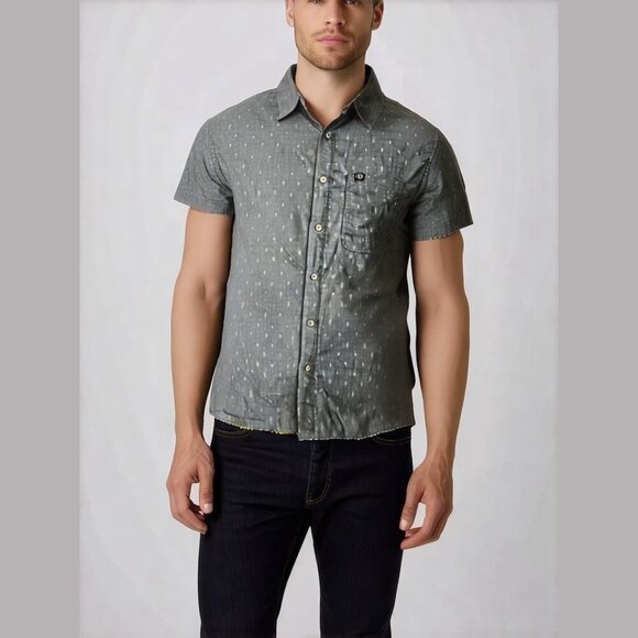 TenTree Men's Bike Around Short Sleeve Shirt - Picture 1 of 9
